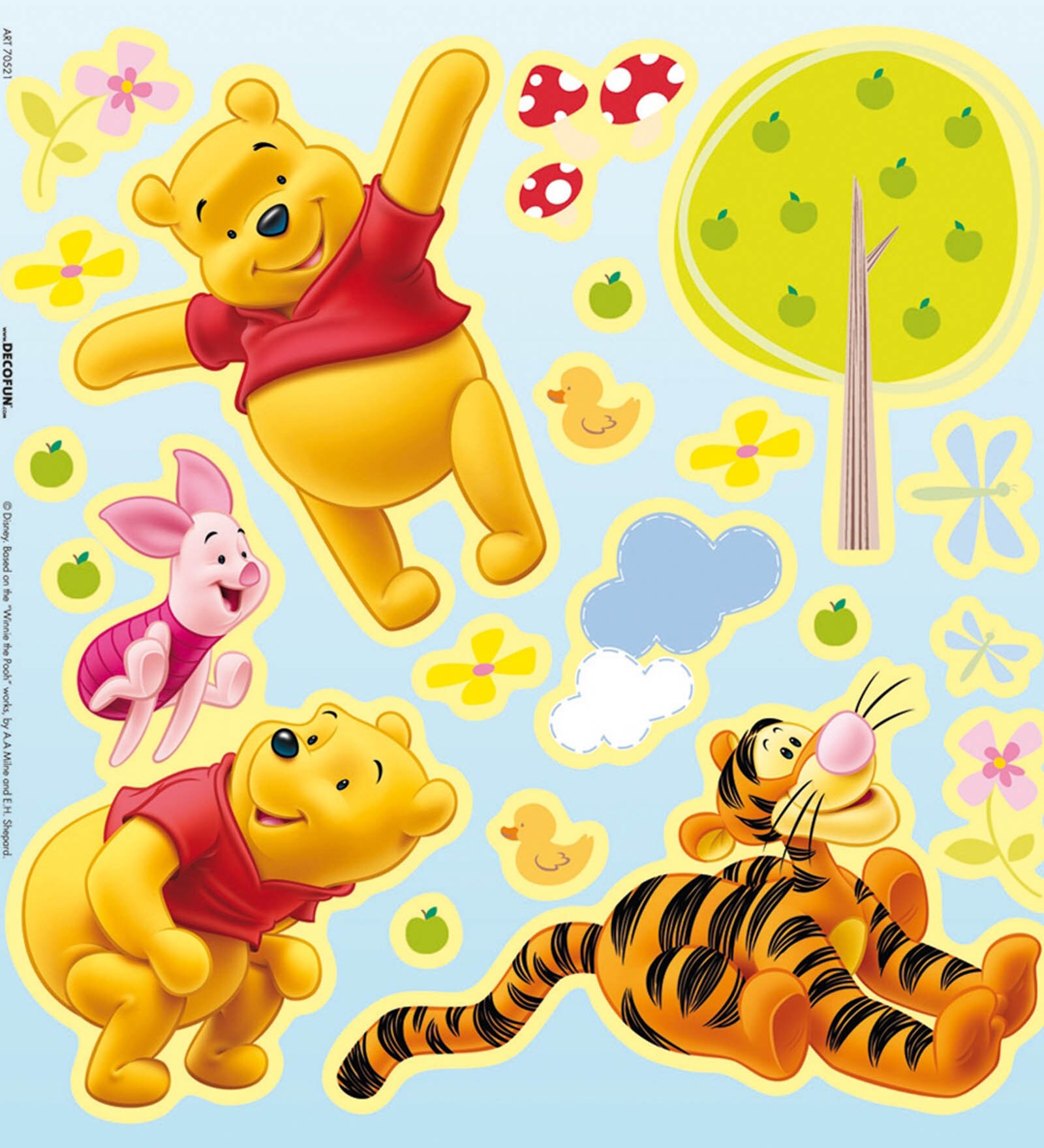 Buy Vinyl Wall Winnie The Pooh Wall Sticker by Decofun at 22 OFF by