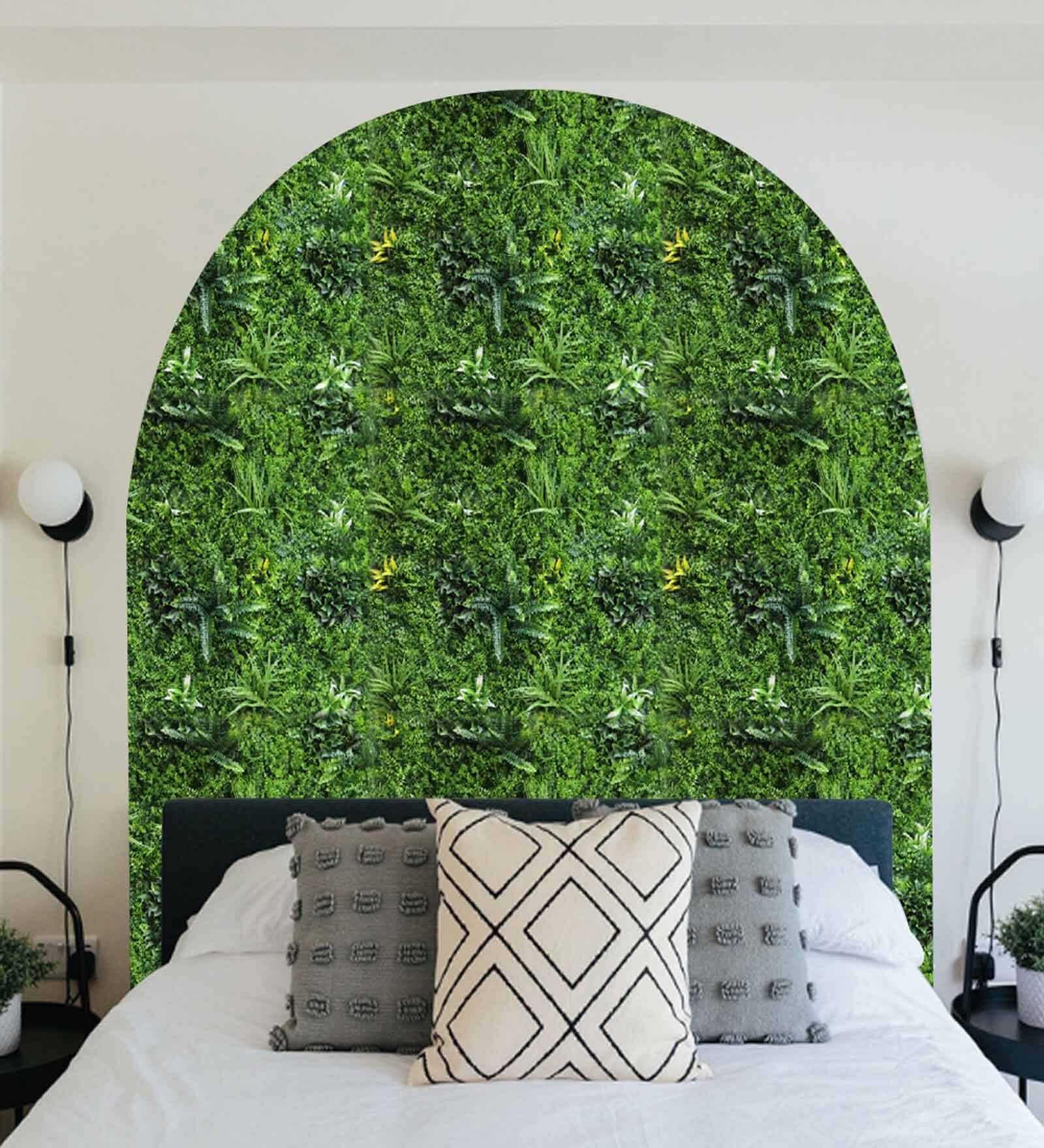 Decorative 40 X 40 Inch Green Polyvinyl Chloride Artificial Grass