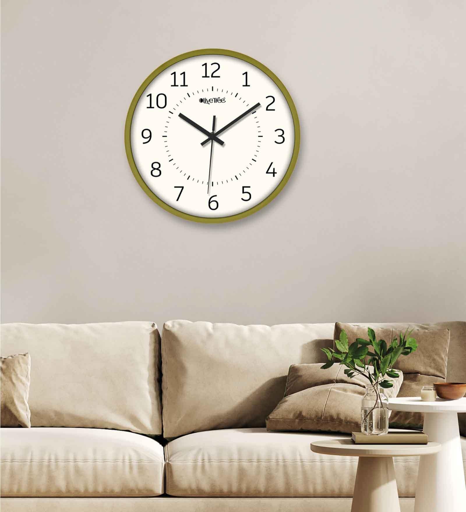 Elijah Green ABS Plastic Wall Clock