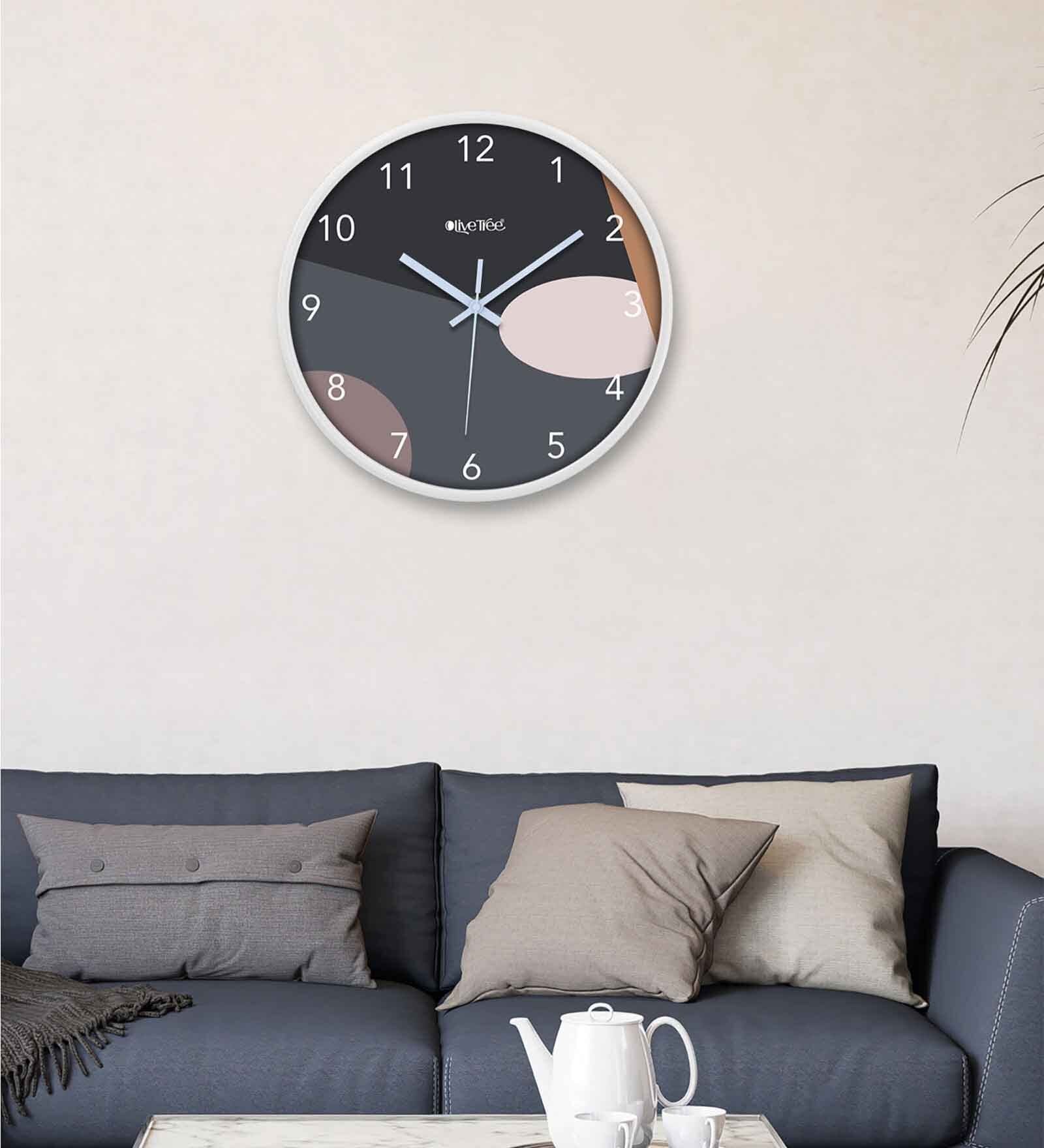 Ethan White ABS Plastic Wall Clock