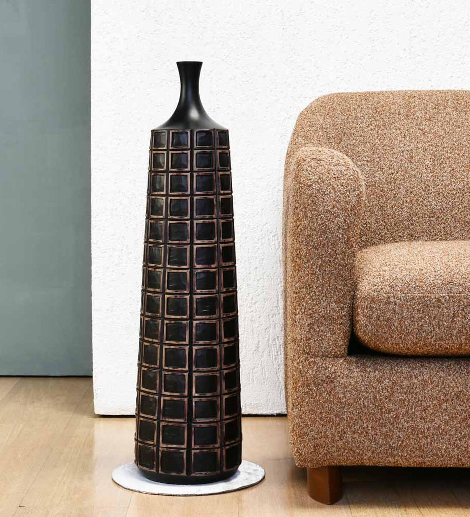 Buy Decorative Brown Polyresin Floor Vase at 20 OFF by home Pepperfry