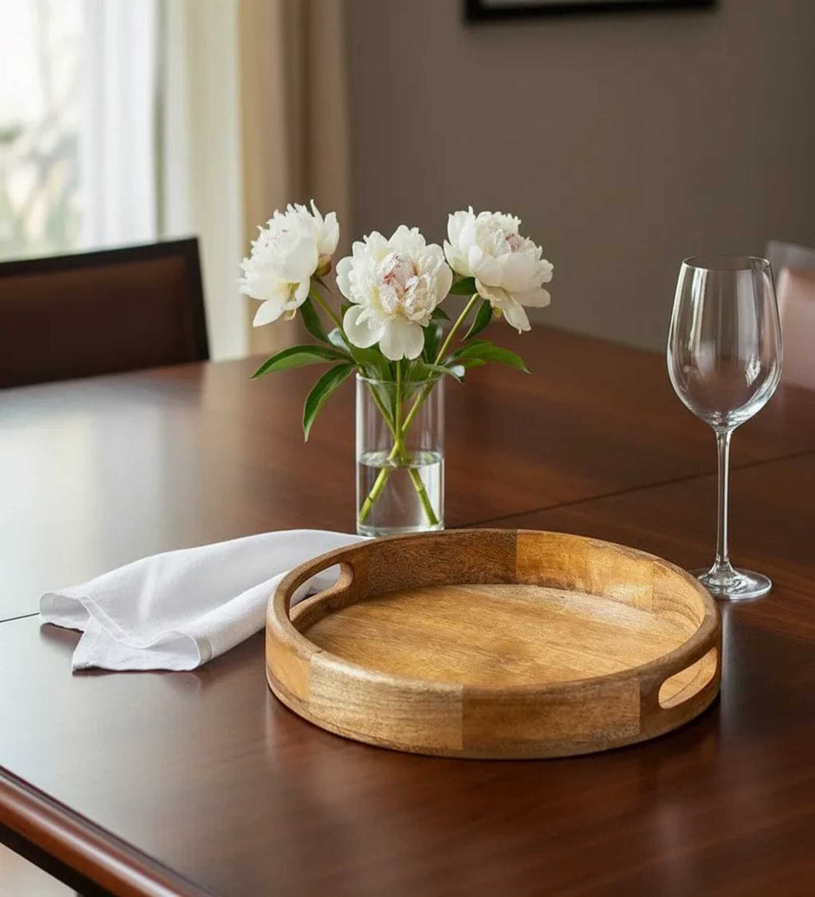 Decorative Mango Wood Serving Tray