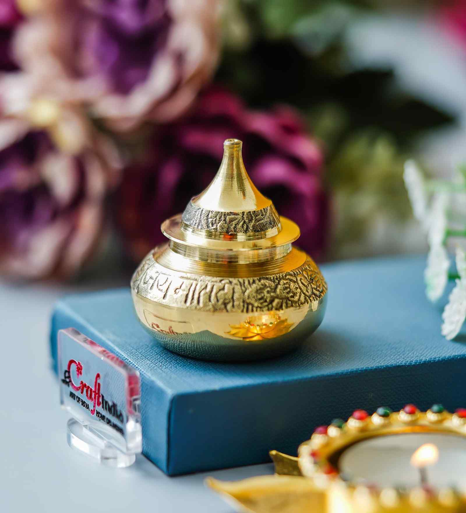 Decorative Sindoor Box|Kumkum Box for Pooja|Sindur Dani for Women|Haldi Kumkum Holder Return Gift