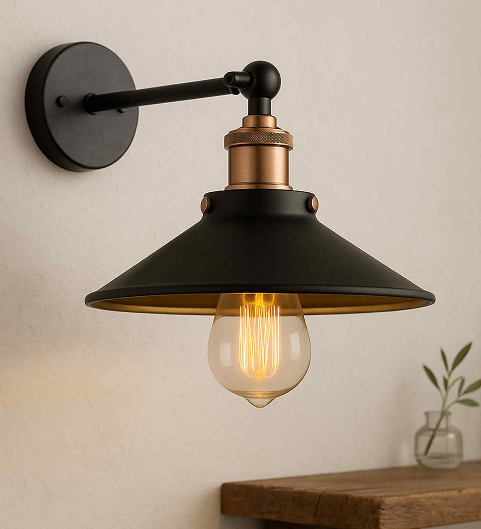 Delmas Copper Metal Wall Sconces