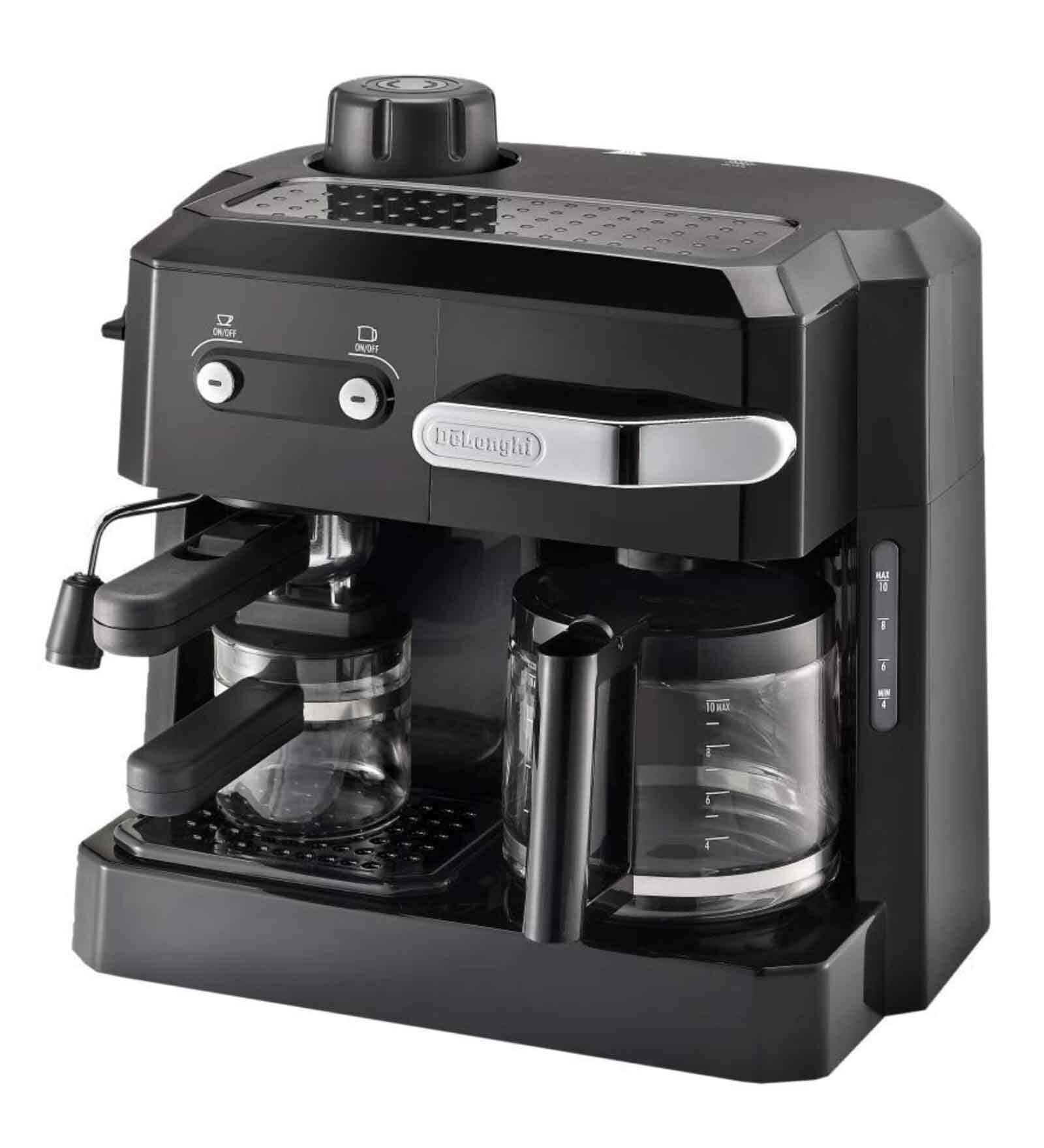 DeLonghi 1700W BCO 320 Combi Pump Espresso & Drip Coffee Maker (Black)