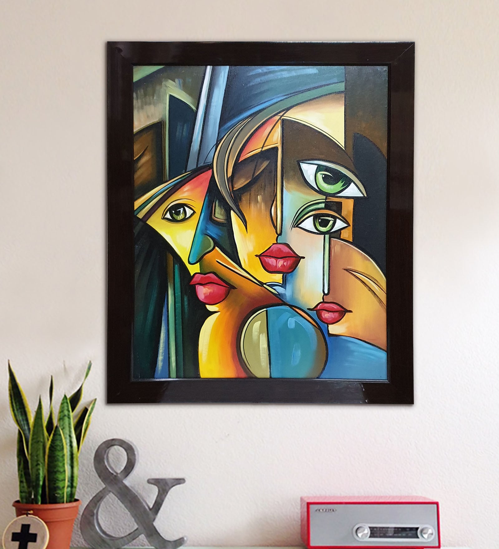 Buy Delusional Thinker Original Handmade Oil Painting On Canvas Framed ...