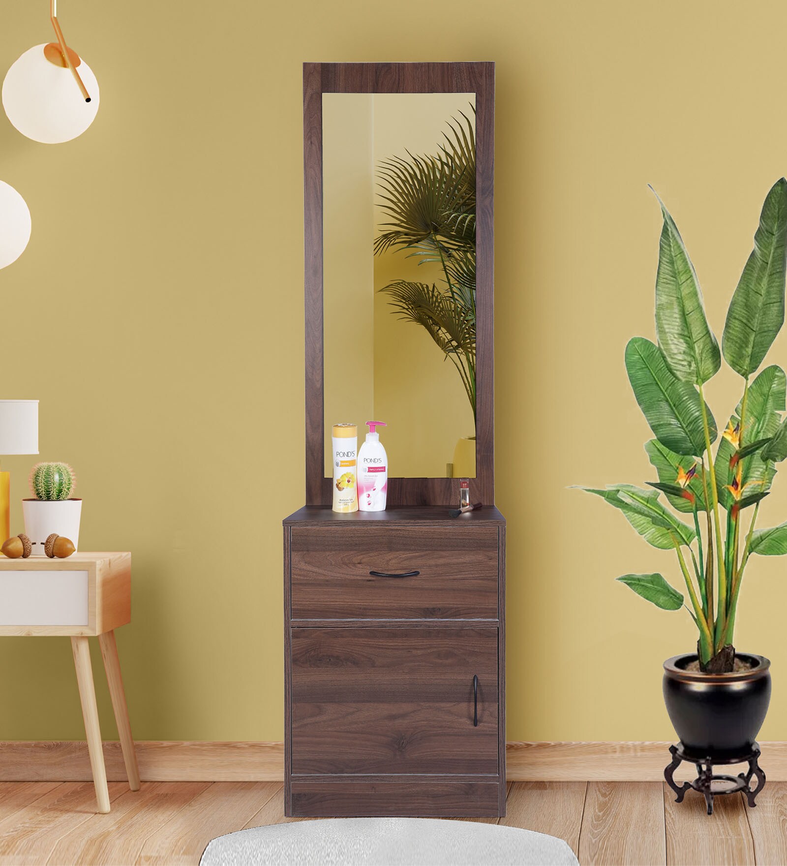 Buy Den Dresser in Walnut Finish at 59 OFF by GUDSMITH Pepperfry