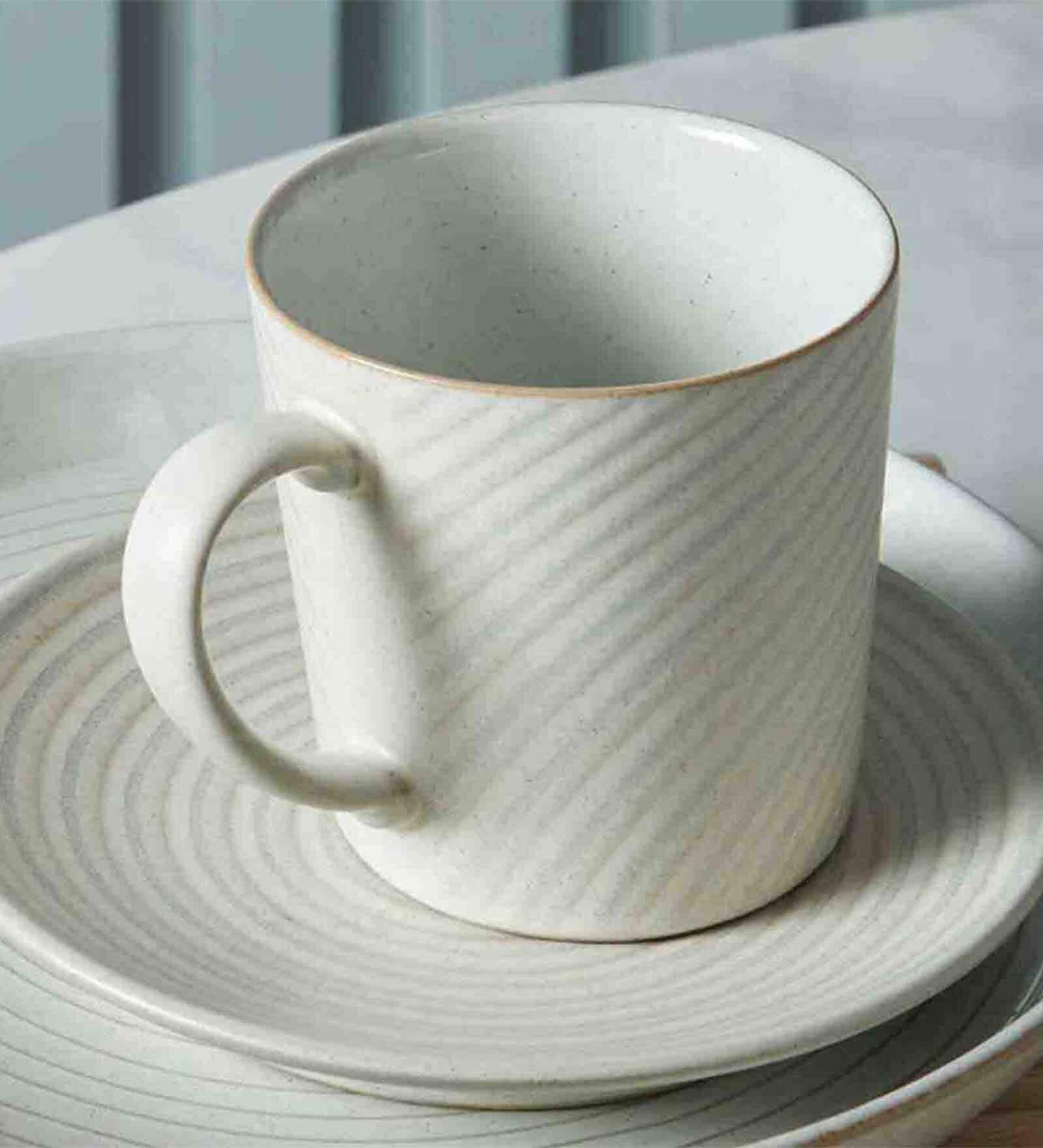 Denby Impression Cream 400Ml Stoneware  Coffee Mug
