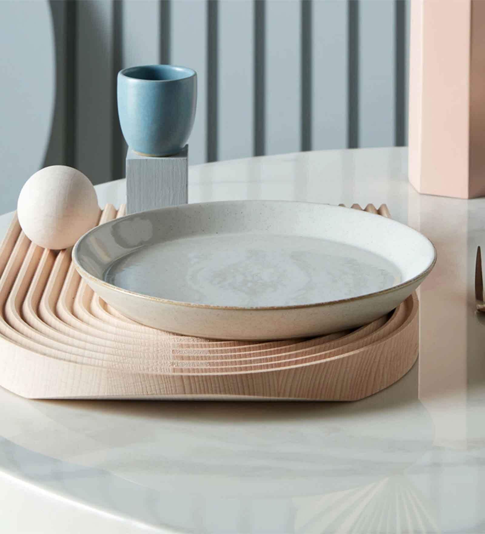 Denby Impression  Cream Stoneware  1 Pc Dinner Plate