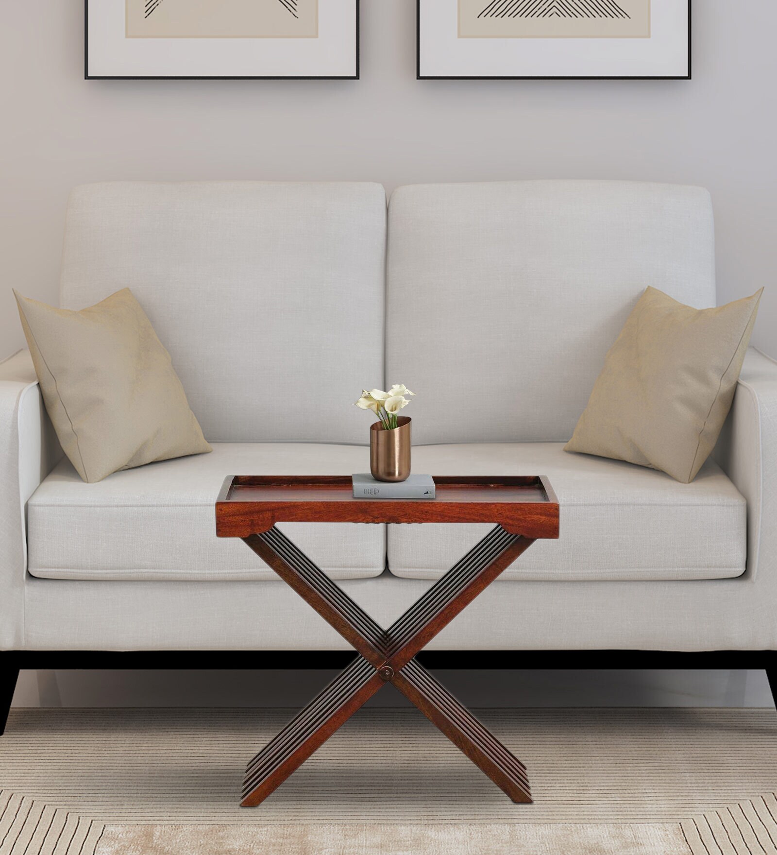 Dubrovnik Solid Wood Coffee Table In Honey Oak Finish