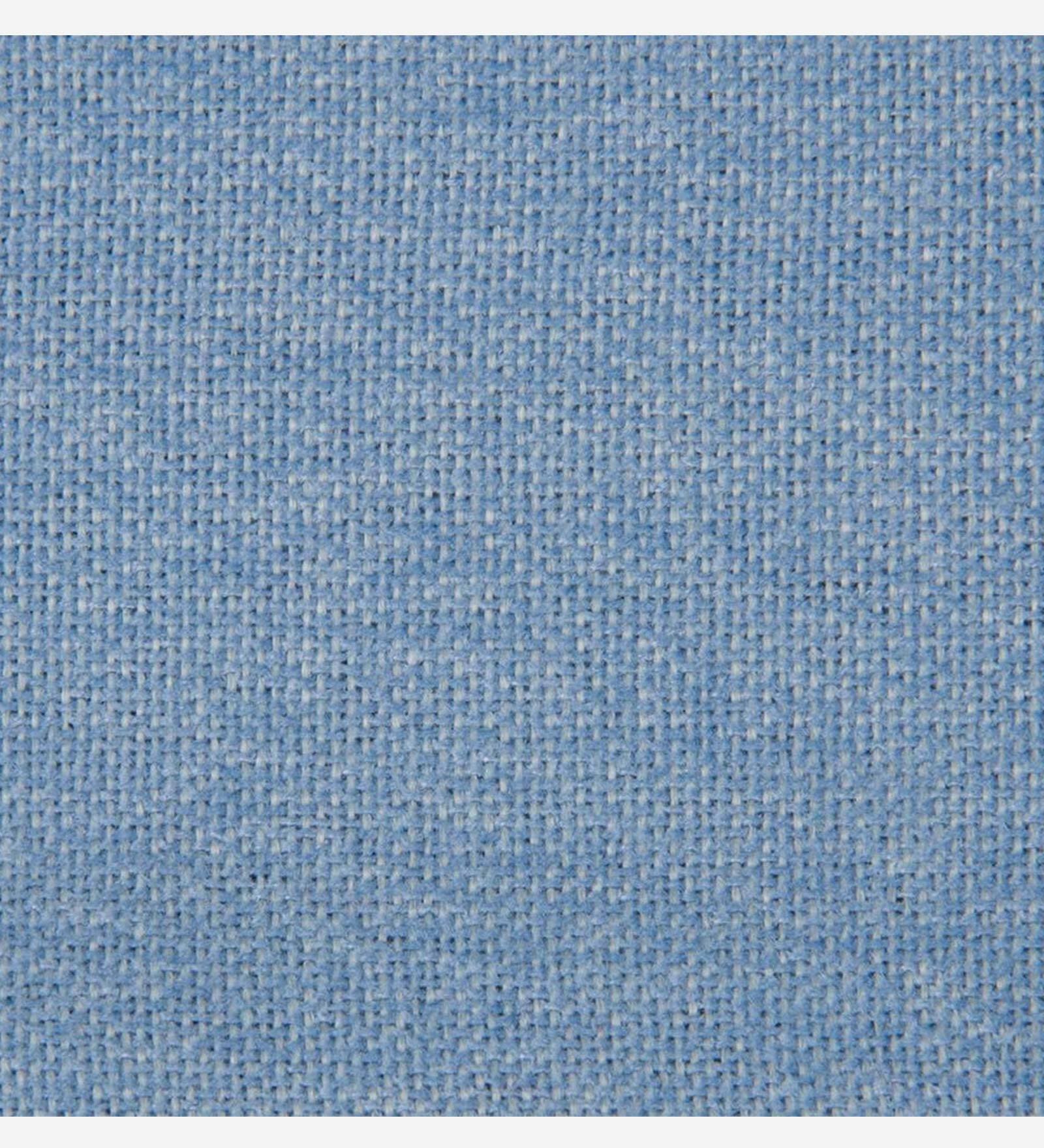 Derby Chenille Fabric 1 Seater Sofa In Ice Blue Colour