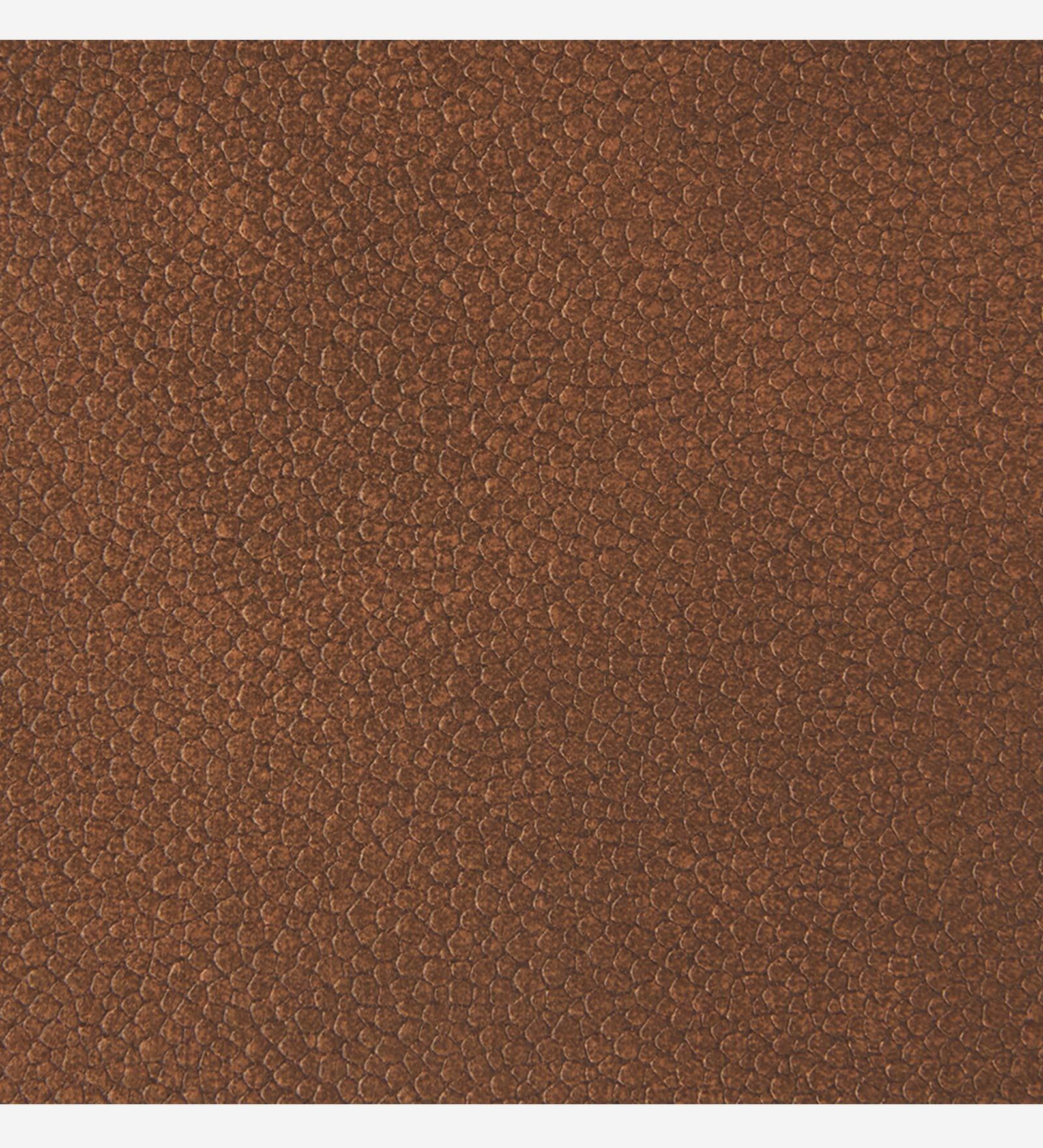 Derby Vegan Leather 1 Seater Sofa In Brown Colour