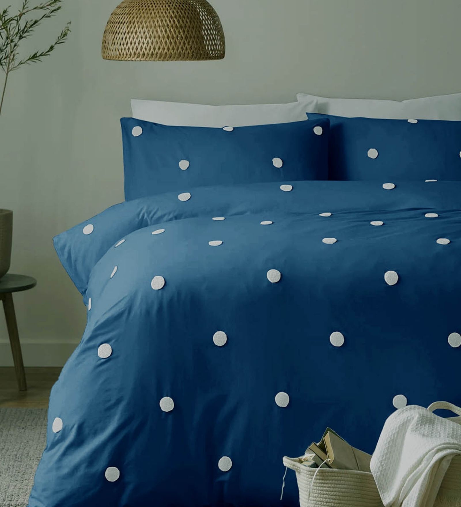 Desert Rose Blue Cold-Weather Comforter Single Size With1 Pillow Cover