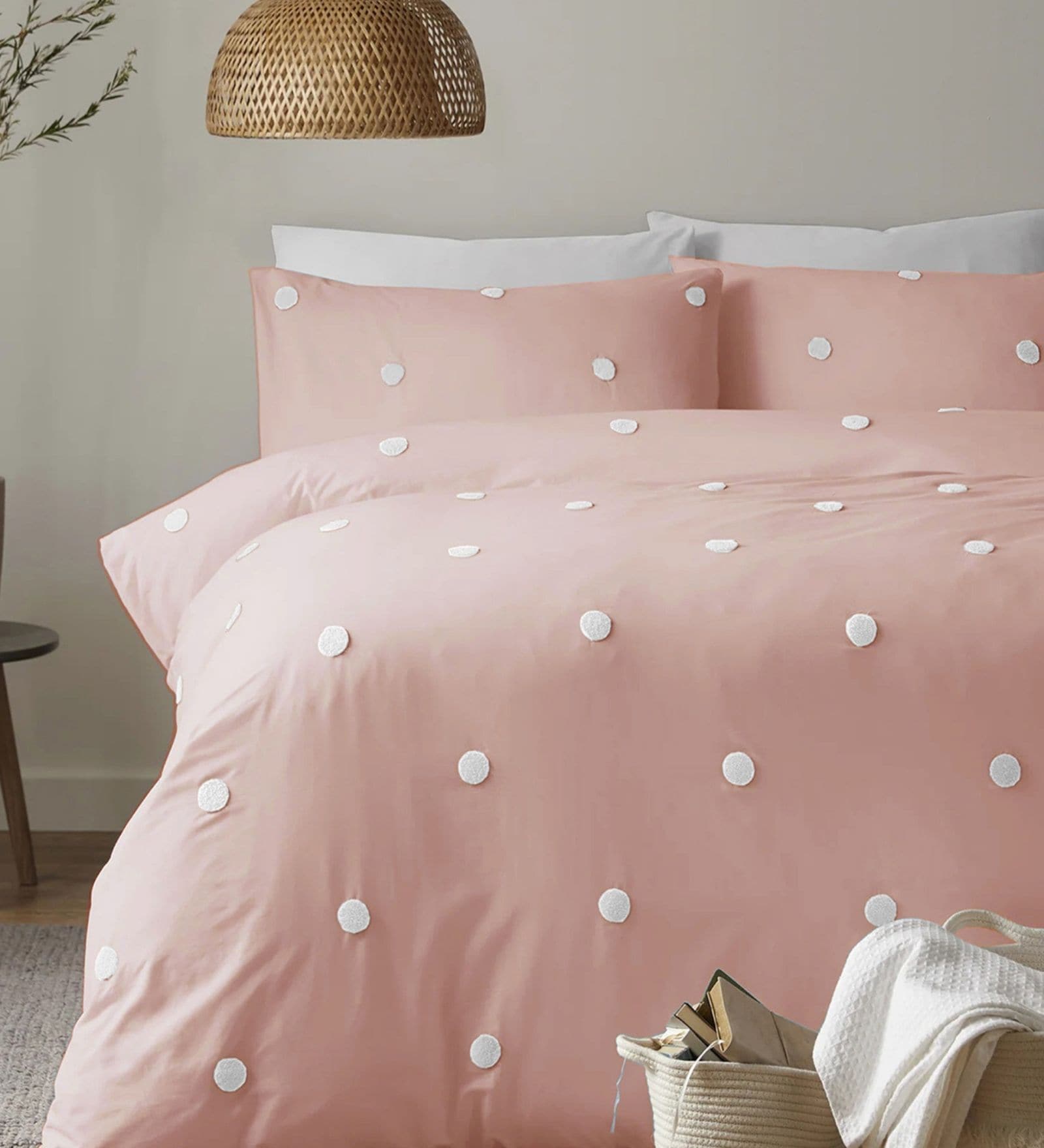 Desert Rose Peach Cold-Weather Comforter Single Size With1 Pillow Cover