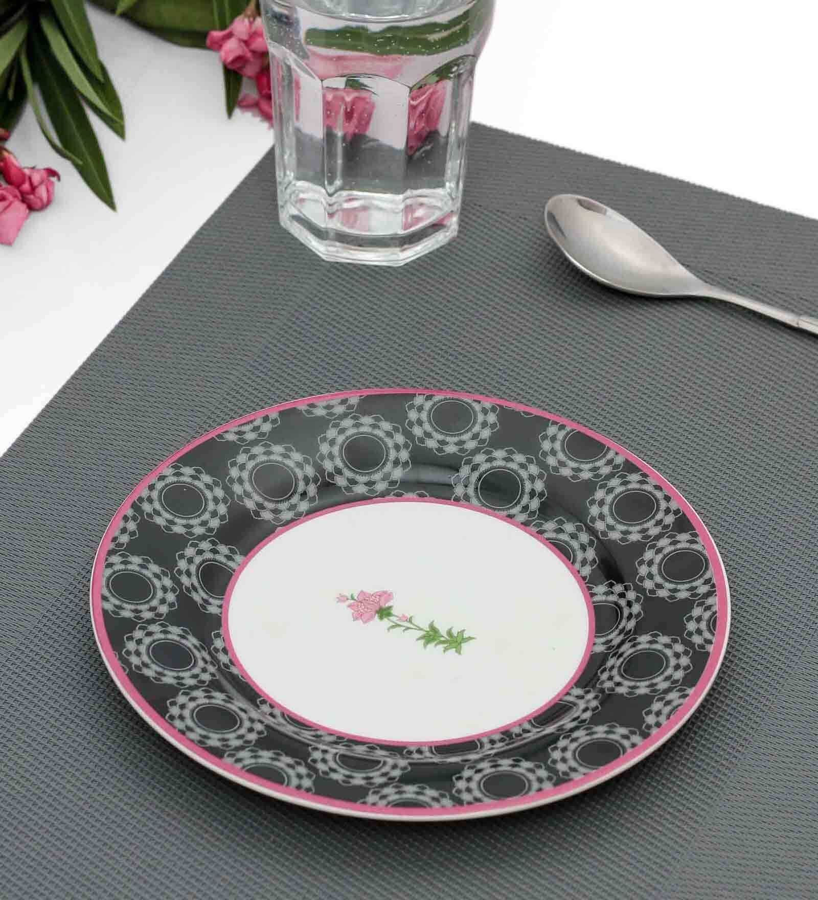 Designered 7 Inch Multicolour Ceramic Side Plate
