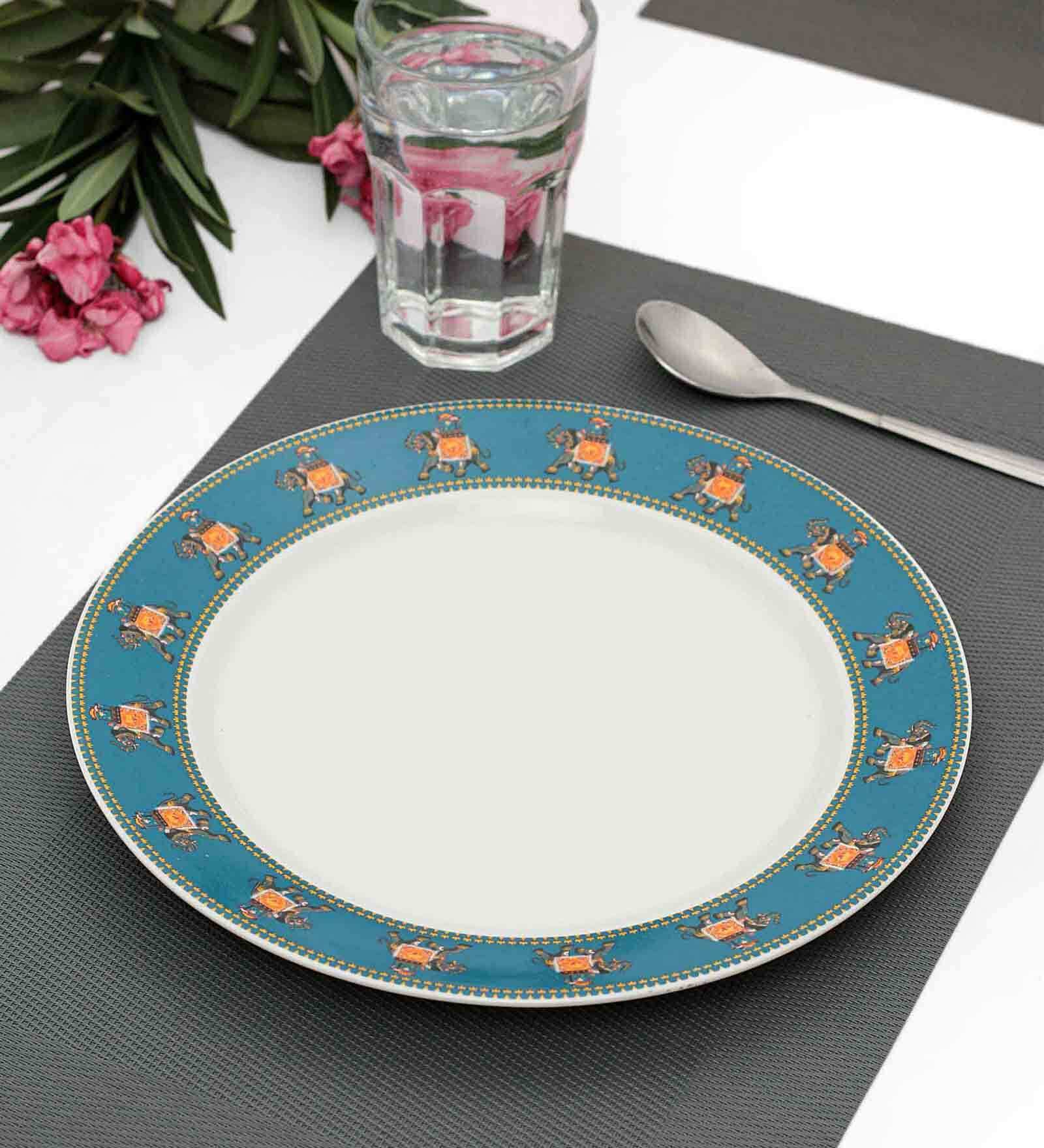 Designer Premium 10.5 Inch Multicolour Ceramic Dinner Plate