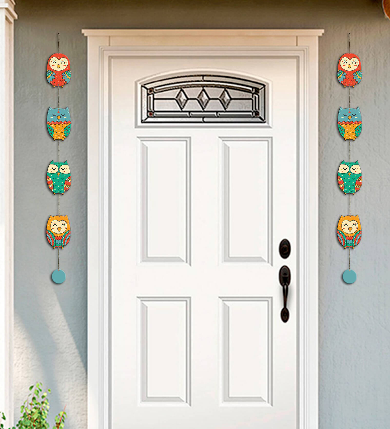 Designer Entry Multicolour Engineered Wood Wall Hanging Quotes