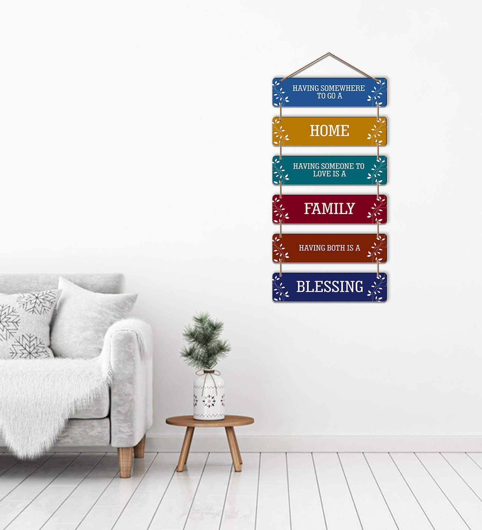 Buy Designer Multicolour Engineered Wood Wall Hanging Quotes at 13% OFF ...