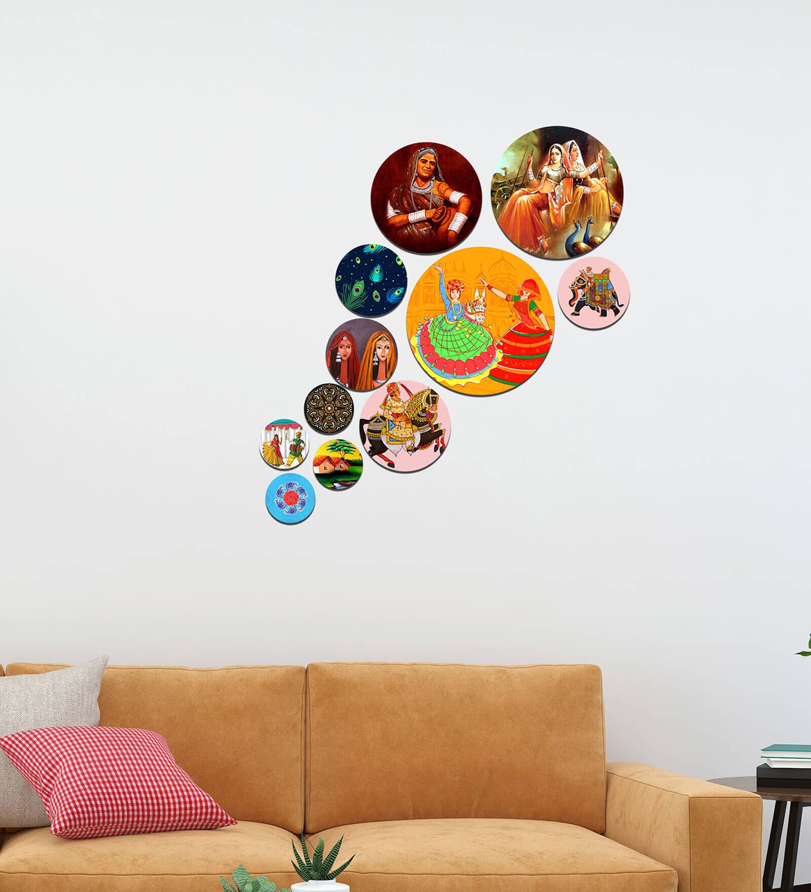 Designer Multicolour Engineered Wood Wall Hanging Quotes