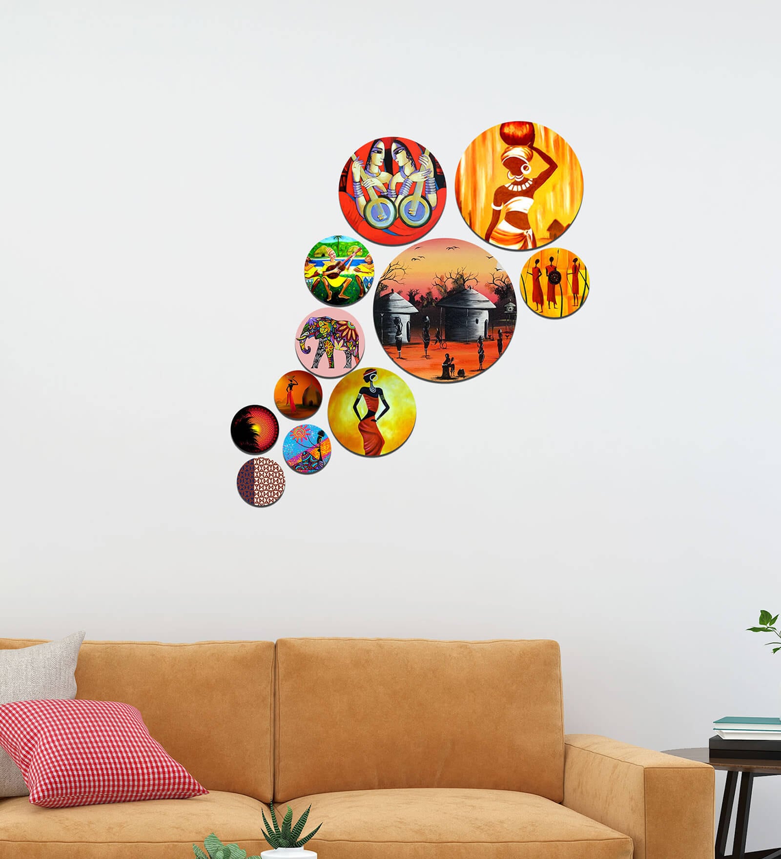 Designer Multicolour Engineered Wood Wall Hanging Quotes