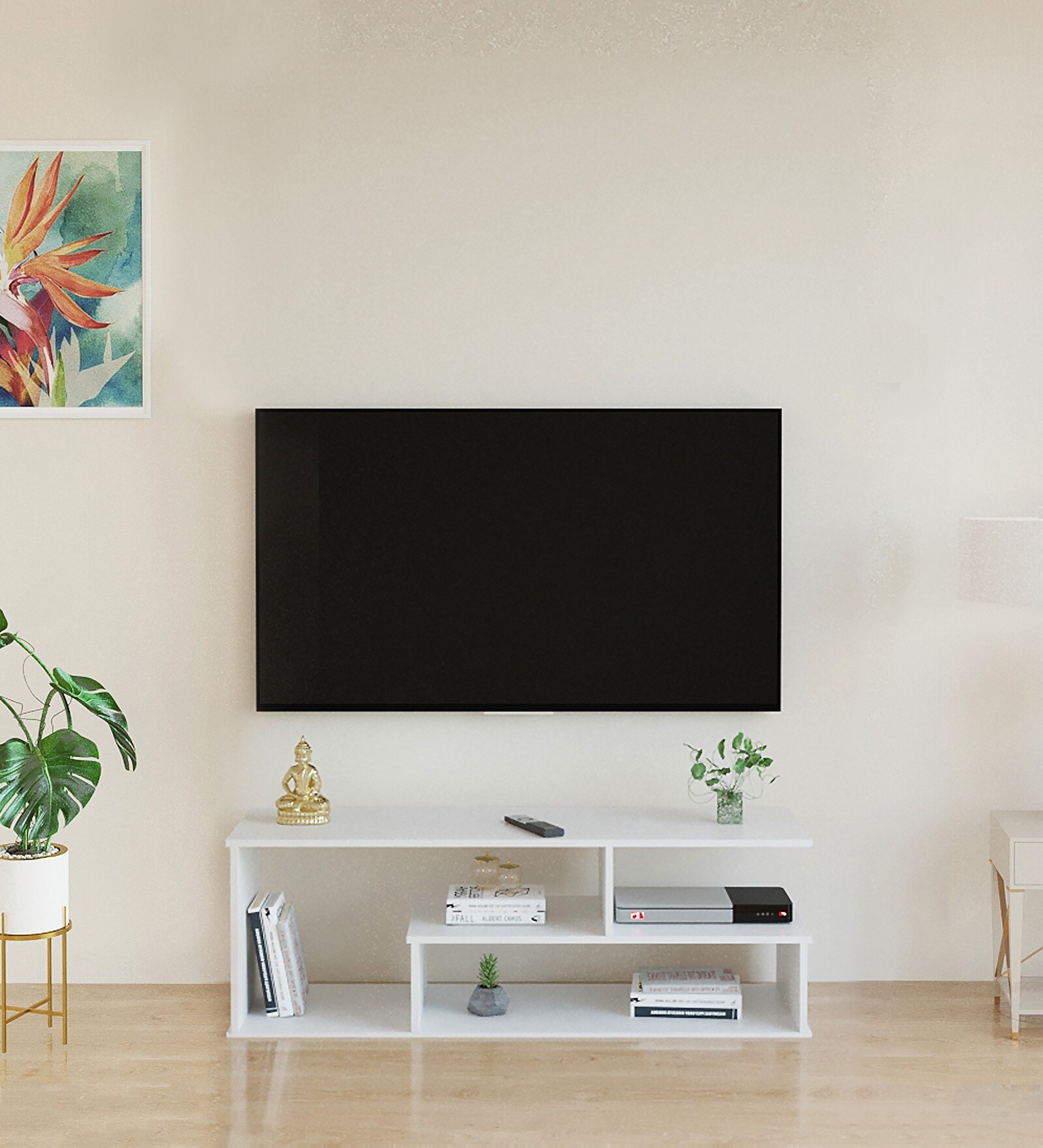 Buy Desis TV Unit in White Colour at 25 OFF by Furneaser Pepperfry