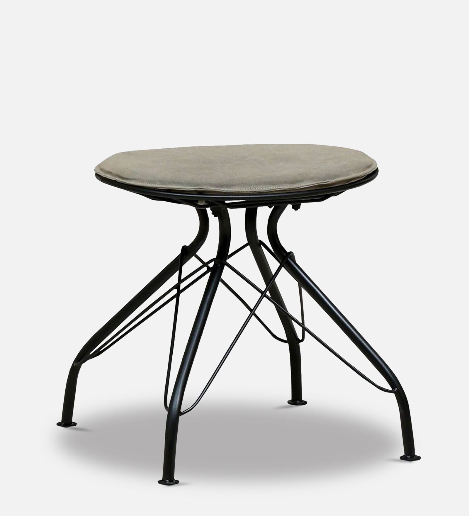 Buy Devon Seating Stool In Black Finish By Bohemiana Online Industrial Seating Stools