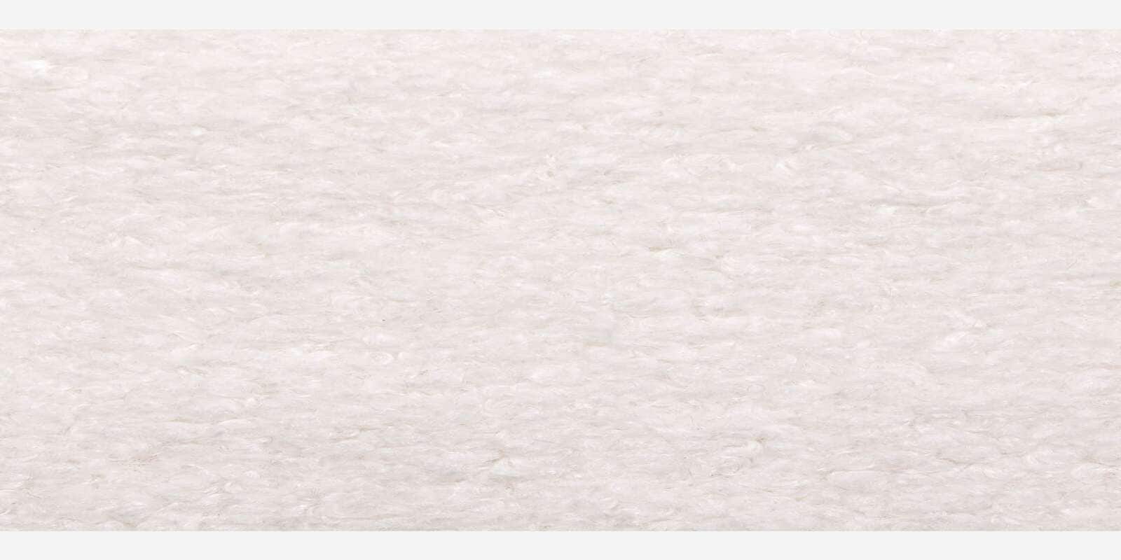 Derby Boucle Fabric 2 Seater Sofa In White Colour