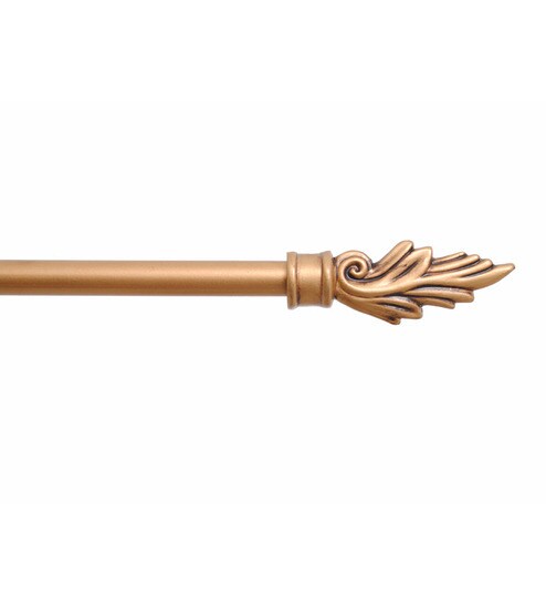 Buy Deco Window Gold Curtain Rod Set Of 2 Online Brackets