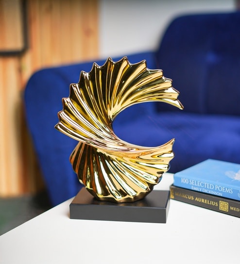 market 99 Black & Golden Ceramic Decorative Object-picture-39