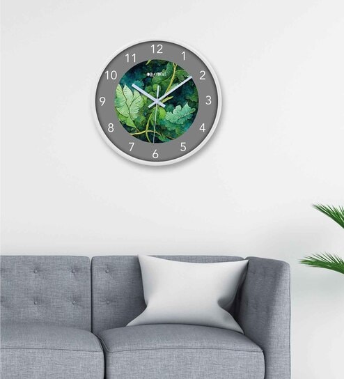 David White ABS Plastic Wall Clock