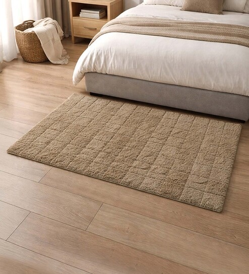 Decorative Bedside Runner Rug for Bedroom Floor and Home Styling