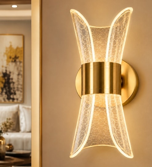 Novelty Wall Light Honeycomb Design Set of 1
