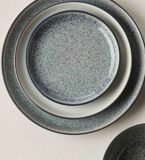 Denby Studio Grey  Stoneware  1 Pc Dinner Plate