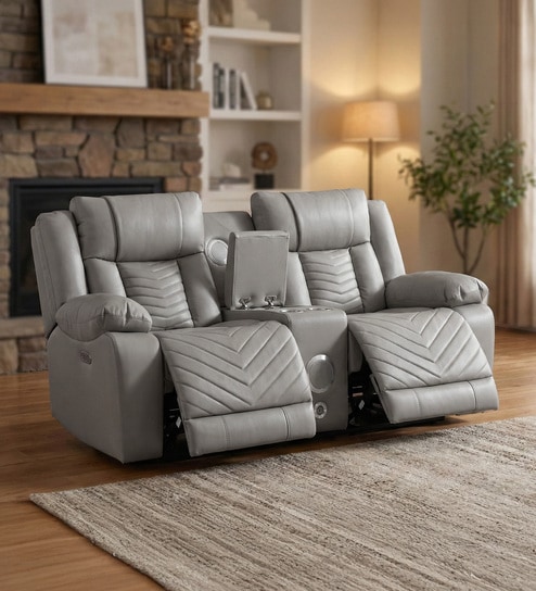 Denver American Power Motion Recliner 2 Seater In Beige Colour