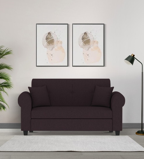 Derado Fabric 2 Seater Sofa in Cara Brown Colour