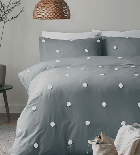 Desert Rose Grey Cold-Weather Comforter Single Size With 1 Pillow Cover