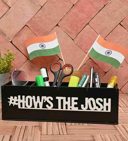 Desk Organizer 4 Compartment Beautiful Patriotic