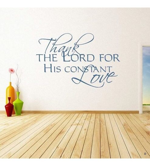 Destudio Thank The Lord Wall Sticker By Destudio Online Slogans