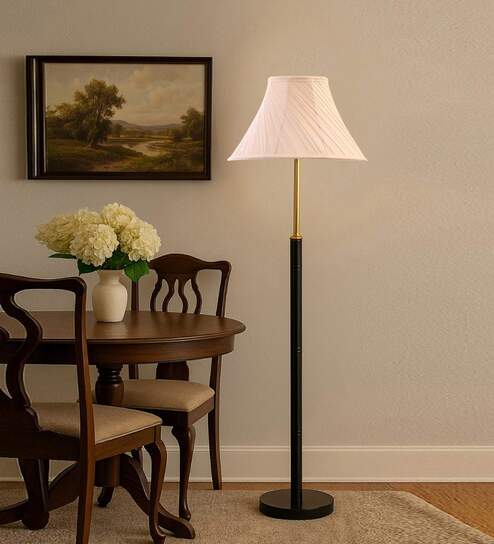 Devansh Cross  Pleated  Soft back with wood Base