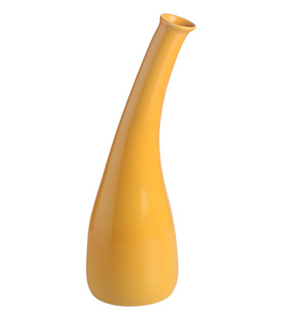 Buy Yellow Ceramic Vase by Decardo Online Eclectic Vases Vases