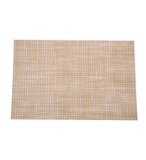 Buy Beige PVC Solid Placemats Set of 6 by Decorika Online Placemats