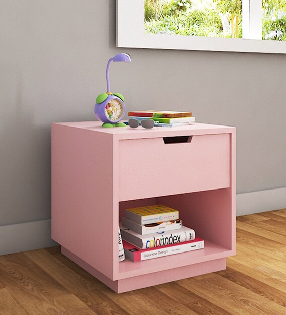 Buy Dennis Kids Pink Bed Side Table Online Kids Bedside Tables Kids