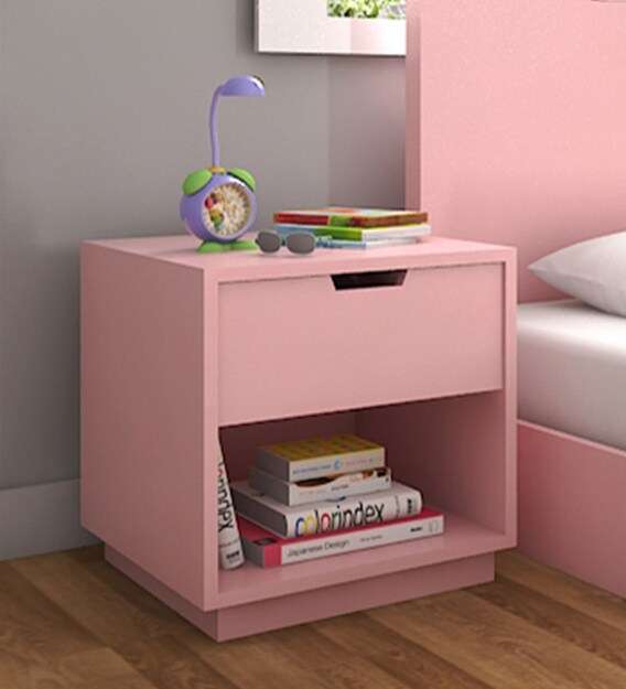 Buy Dennis Kids Pink Bed Side Table Online Kids Bedside Tables Kids
