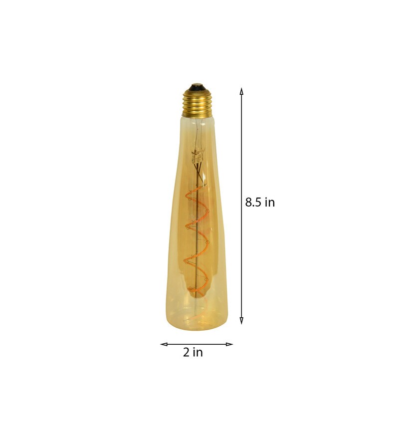 Buy Decorative Aber Bottle Filament Bulb By Hind Lighting Online