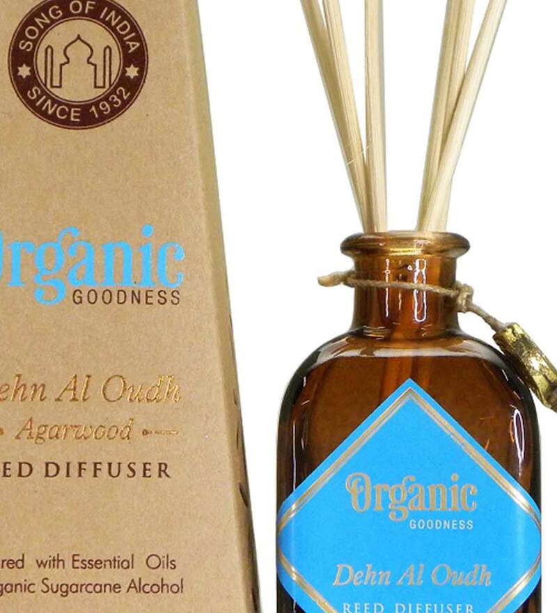 Buy Dehn Al Oudh Agarwood Organic Diffuser with Reeds by Song of