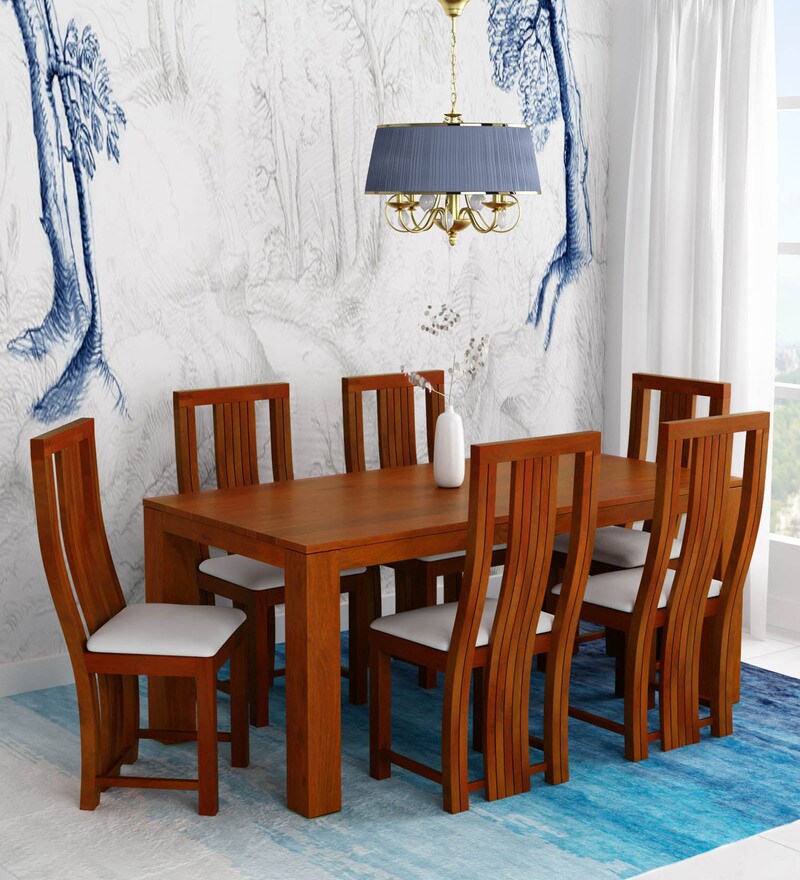 Buy Della 6 Seater Dining Set by Evok Online Contemporary 6 Seater