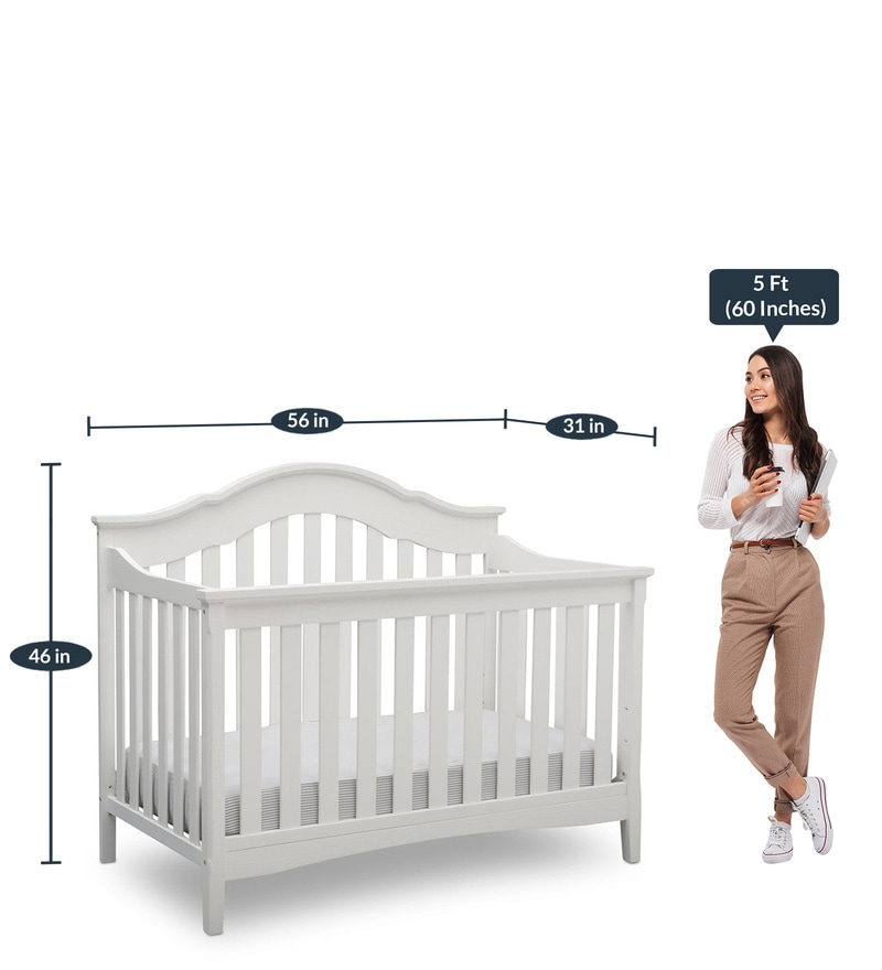 Buy Farmhouse Convertible Baby Crib in White Finish by Delta Children