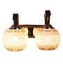 De Madera Brown Wood Wall Light