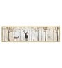 Dear In The Wood Canvas Art Print With Wooden Frame