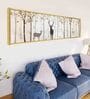 Dear In The Wood Canvas Art Print With Wooden Frame